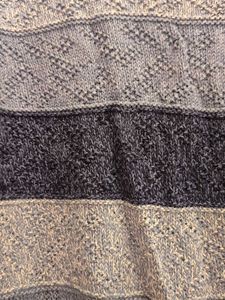 AMERICAN EAGLE -Striped Knit Sweater- bluey