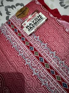 Unstiched Red  suit