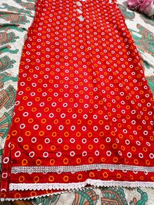 New Red Kurti