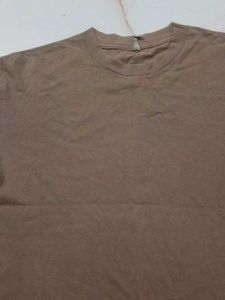 Basic Brown T-Shirt blue colour tshirt