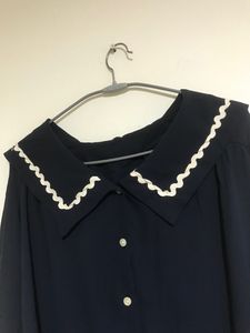 Beautiful Navy Blue Georgette’s Top
