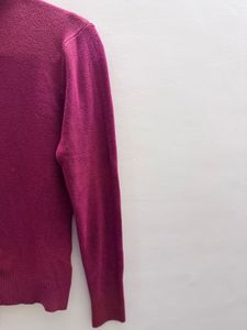 Burgundy Turtleneck Sweater