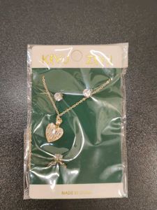 Heart Pendant Jewelry Set