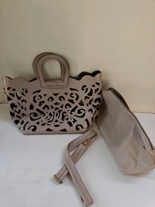 Ralph Lauren Cutwork Handbag
