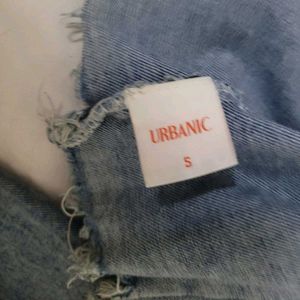 cropped loose fitted denim jacket