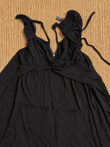 Built-In Shorts Slit Maxi Dress (Says M, fits S)
