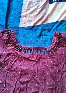 new fashion Elegant Maroon Kurti