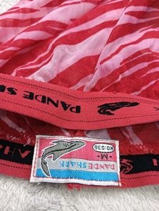 Pande Shark Red ♥️Zebra Print Briefs