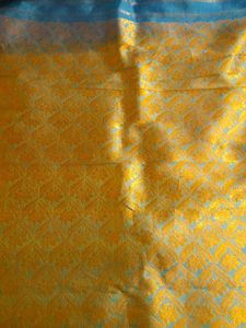 Grand Silk Saree with Contrast Blouse
