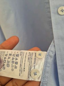 Tommy Hilfiger Blue Button-Up Shirt formal