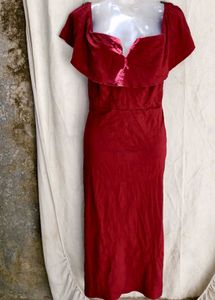 red wine mafia type bodycon
