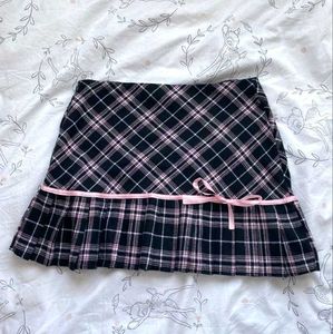 y2k pleated skirt