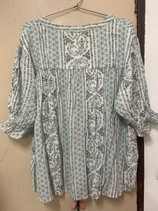 Bohemian Print Tassel Top