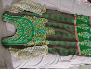 Elegant Embroidered Dress Material