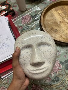 Unique Face Ceramic Showpiece