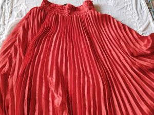 Elegant Red long Skirt