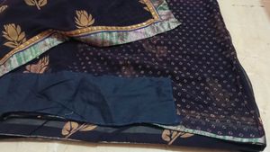 Elegant multi colour Saree with Floral Print