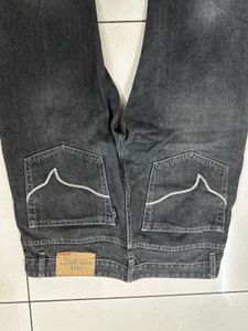 Dark Grey Denim Jeans