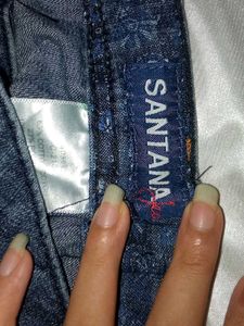 vintage Blue Denim washed jeans