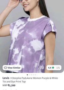 Levi's X Deepika Padukone Tie& Die Top