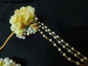 Flower Jewellry For Haldi Ceremony
