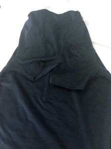 PRADA Milano Navy Blue Zip Neck Shirt