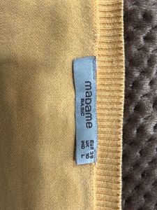 Madame Knit Sweater - Mustard Yellow