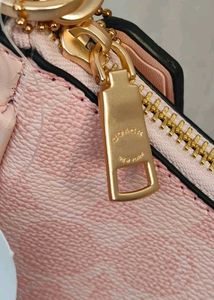Coach Pink Signature Shoulder Bag