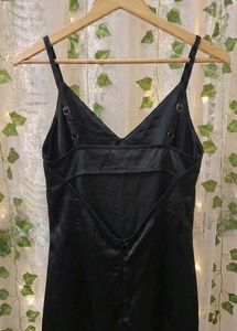 Elegant Black Slip Dress