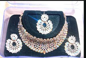 Diamond Jewellery Set With Earings