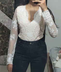 Party wear Sequins &amp; Lace Embellished Bodysuit