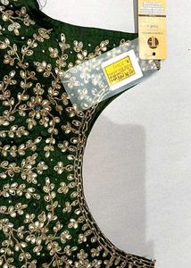 Embellished Green Blouse