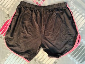 Adidas Women's Black &amp; Pink Shorts