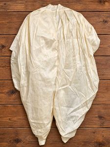 VASTRAMAY Men’s Off-White Cotton Silk Dhoti – Free