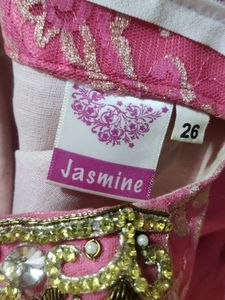Beautiful Pink Ethnic Festive Frock / Gown for Bab