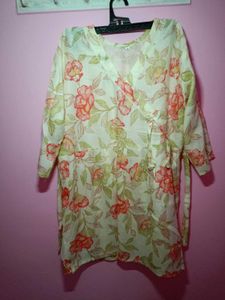 Floral Print Tunic Top