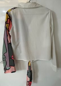 Artistic Abstract Print Shirt