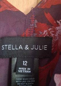 Stella &amp; Julie Floral Midi Dress – Size 12 – Unuse