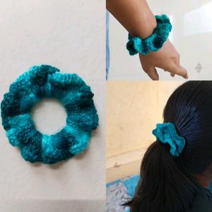 Crochet hair ring
