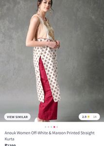 Embroidered Kurti Top
