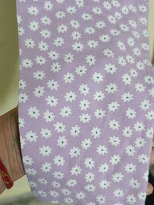 Purple Floral Leggings