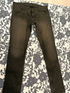 Designer Black Jeans For Girls Size 34