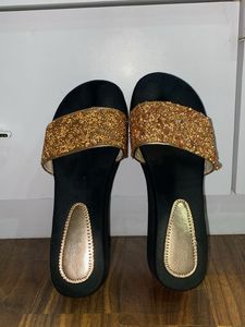 Sparkly Wedge Sandals