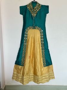 Green Jacket-style Gown