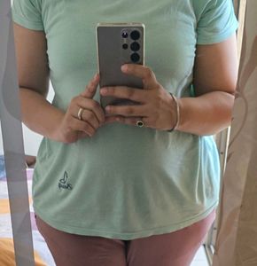 Light Green Casual T-Shirt