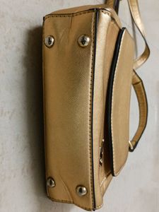 Golden Sling Bag | Gold Purse