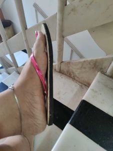 Pink Strapped Flip-Flops