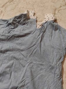 Cute Blue Graphic T-Shirt