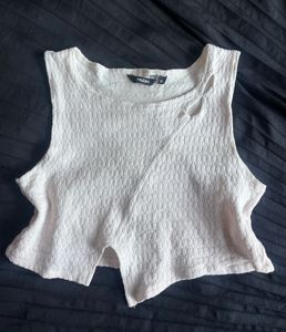Stylish Textured Crop Top
