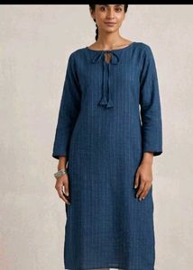 Blue Striped Kurta